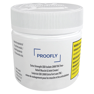 PROOFLY - Extra Strength CBD Isolate 2000 THC Free Relief Muscle Joint - Sativa - 100g